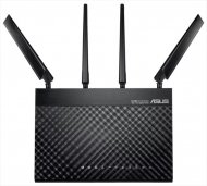 ASUS 4G-AC68U // роутер 802.11b/g/n/ac со встроенным LTE модемом, до 600 + 1300Мбит/c, 2,4 + 5 гГц, 2 антенны LTE, 2 антенны + 1 внутренние Wi-FI, USB, GBT LAN ; 90IG03R1-BM2000 , 